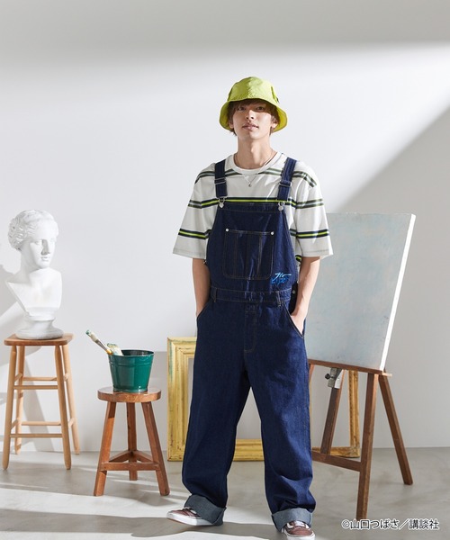 ブルーピリオド】コラボ オーバーサイズ ロゴ刺繍 コットン