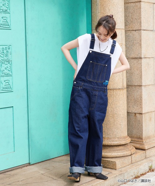 ブルーピリオド】コラボ オーバーサイズ ロゴ刺繍 コットン