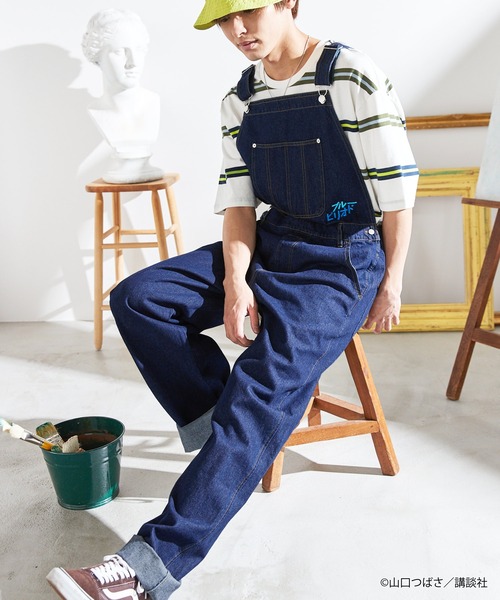 ブルーピリオド】コラボ オーバーサイズ ロゴ刺繍 コットン