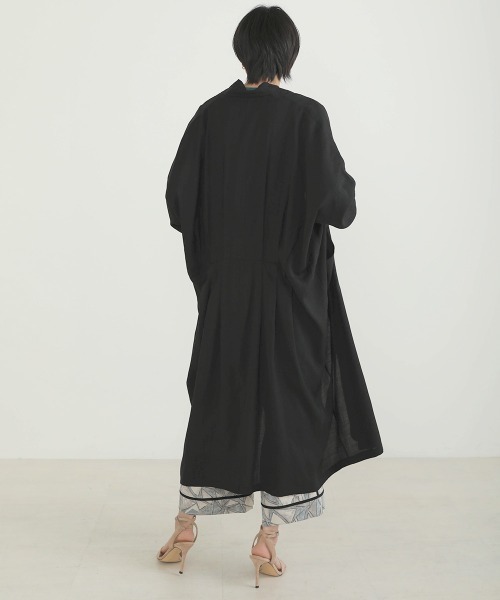 Bou Jeloud（ブージュルード）の「さらさら素材◆カーディガン（カーディガン/ボレロ・レディース・ブラック/ベージュ/カーキ・38）」の4枚目の写真