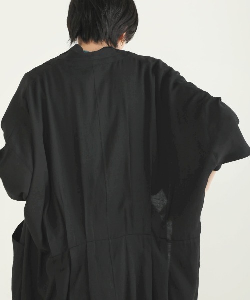 Bou Jeloud（ブージュルード）の「さらさら素材◆カーディガン（カーディガン/ボレロ・レディース・ブラック/ベージュ/カーキ・38）」の19枚目の写真