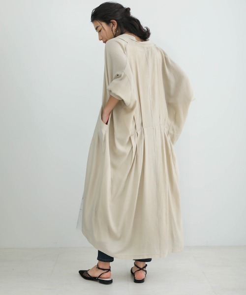 Bou Jeloud（ブージュルード）の「さらさら素材◆カーディガン（カーディガン/ボレロ・レディース・ブラック/ベージュ/カーキ・38）」の17枚目の写真