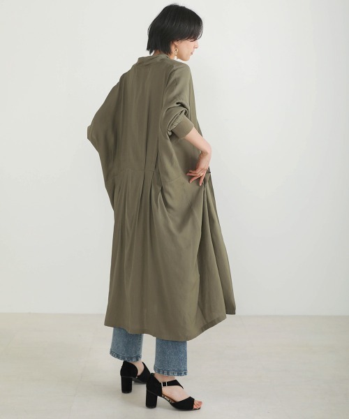 Bou Jeloud（ブージュルード）の「さらさら素材◆カーディガン（カーディガン/ボレロ・レディース・ブラック/ベージュ/カーキ・38）」の6枚目の写真