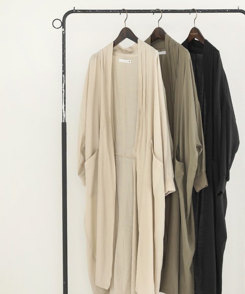 Bou Jeloud（ブージュルード）の「さらさら素材◆カーディガン（カーディガン/ボレロ・レディース・ブラック/ベージュ/カーキ・38）」の18枚目の写真