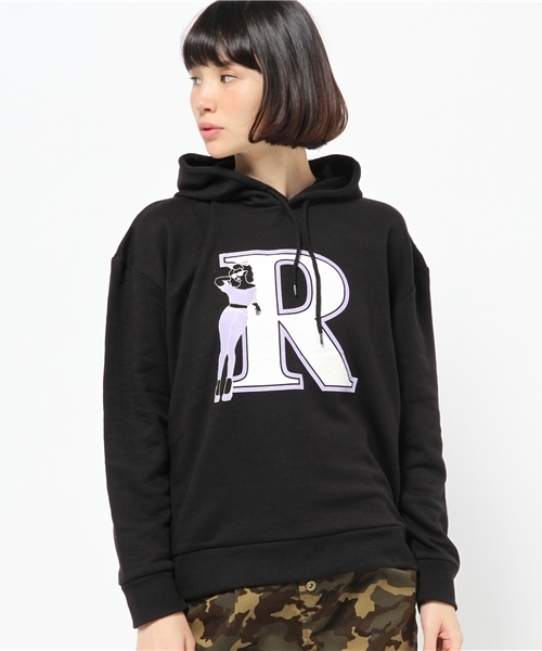 WEGO（ウィゴー）の「WEGO/イニシャルガールプルパーカー（パーカー・レディース・ホワイト/ブラック/ネイビー/ワイン・FREE）」の10枚目の写真