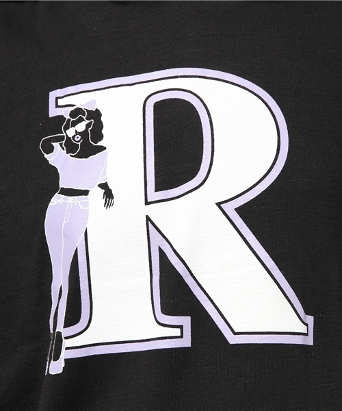 WEGO（ウィゴー）の「WEGO/イニシャルガールプルパーカー（パーカー・レディース・ホワイト/ブラック/ネイビー/ワイン・FREE）」の6枚目の写真