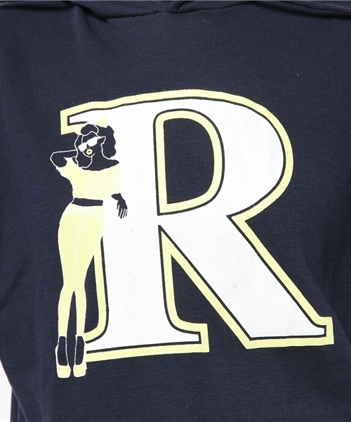 WEGO（ウィゴー）の「WEGO/イニシャルガールプルパーカー（パーカー・レディース・ホワイト/ブラック/ネイビー/ワイン・FREE）」の7枚目の写真