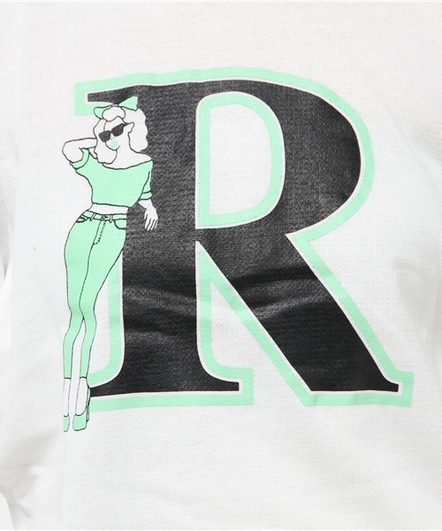 WEGO（ウィゴー）の「WEGO/イニシャルガールプルパーカー（パーカー・レディース・ホワイト/ブラック/ネイビー/ワイン・FREE）」の8枚目の写真