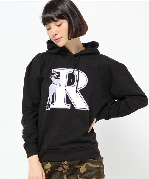 WEGO（ウィゴー）の「WEGO/イニシャルガールプルパーカー（パーカー・レディース・ホワイト/ブラック/ネイビー/ワイン・FREE）」の16枚目の写真