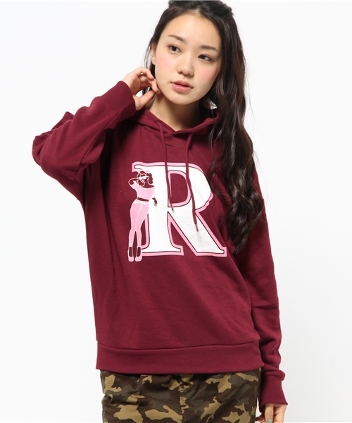 WEGO（ウィゴー）の「WEGO/イニシャルガールプルパーカー（パーカー・レディース・ホワイト/ブラック/ネイビー/ワイン・FREE）」の18枚目の写真