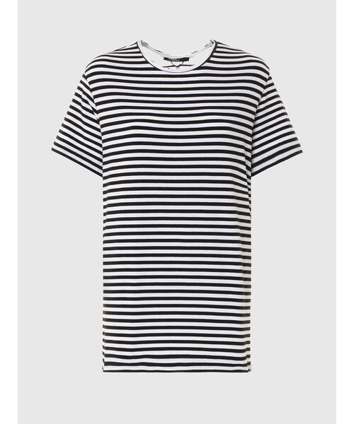 DIESEL ストライプ 半袖Tシャツ M S-DOUBLY-STRIPE-NW（MEN）: ロゴストライプシャツ｜ディーゼル