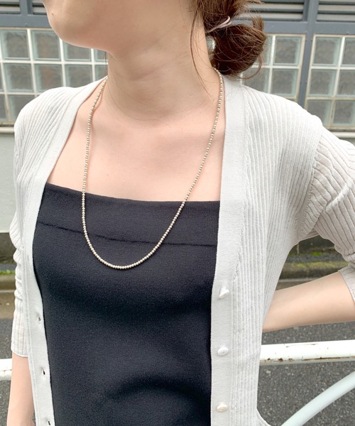 SHENERY（シーナリー）の「(Harpo/アルポ) ナバホパールネックレス（ネックレス・レディース・シルバー・FREE）」の3枚目の写真