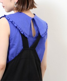 JOINT WORKS（ジョイントワークス）の「J-フリルカラーノースリーブカットソー（Tシャツ/カットソー）」