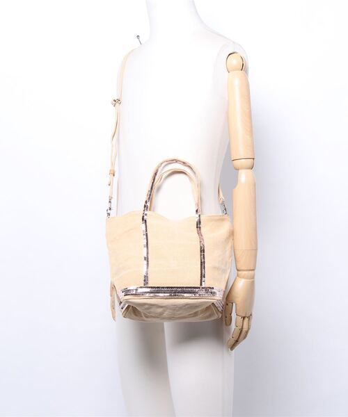 vanessabruno（ヴァネッサブリューノ）の「CABAS PETIT SMALL TOTE BAG（トートバッグ・レディース・イエロー/オリーブ/ブルー・FREE）」の5枚目の写真