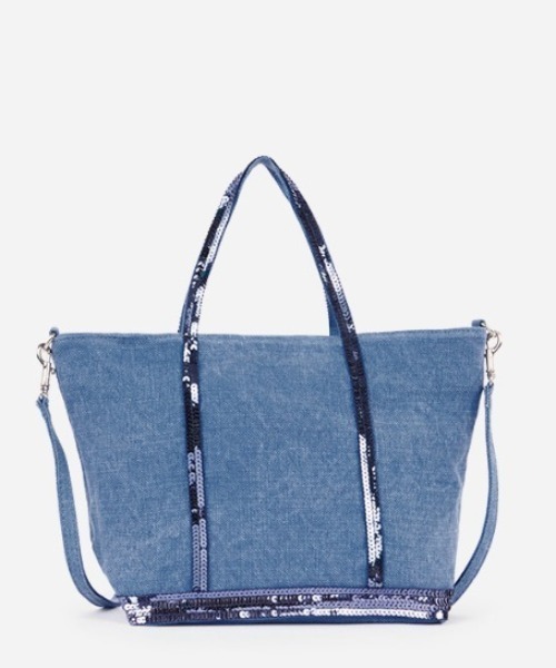 vanessabruno（ヴァネッサブリューノ）の「CABAS PETIT SMALL TOTE BAG（トートバッグ・レディース・イエロー/オリーブ/ブルー・FREE）」の3枚目の写真