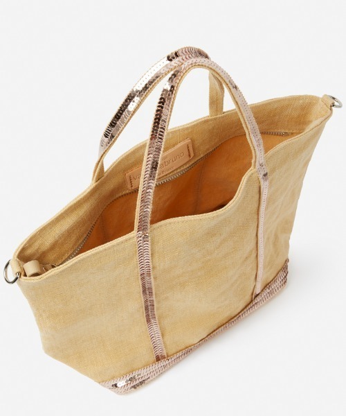 vanessabruno（ヴァネッサブリューノ）の「CABAS PETIT SMALL TOTE BAG（トートバッグ・レディース・イエロー/オリーブ/ブルー・FREE）」の13枚目の写真