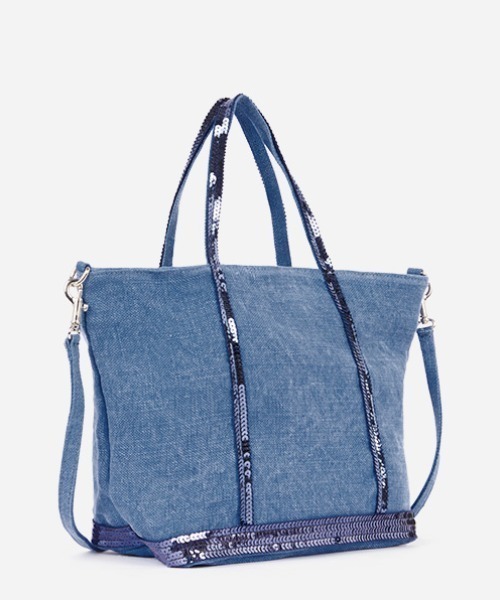 vanessabruno（ヴァネッサブリューノ）の「CABAS PETIT SMALL TOTE BAG（トートバッグ・レディース・イエロー/オリーブ/ブルー・FREE）」の11枚目の写真