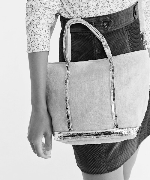 vanessabruno（ヴァネッサブリューノ）の「CABAS PETIT SMALL TOTE BAG（トートバッグ・レディース・イエロー/オリーブ/ブルー・FREE）」の8枚目の写真