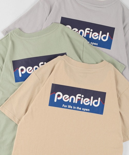 セール Penfield ペンフィールド バックプリント ブランドスクエア ロゴtシャツ Tシャツ カットソー Pen Field ペンフィールド のファッション通販 Zozotown
