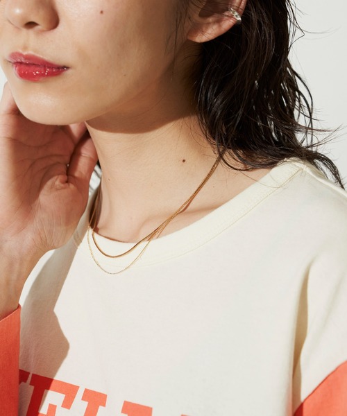 Auntie Rosa Holiday(アンティローザホリデー)の「スネークチェーンレイヤードネックレス(ネックレス・レディース・シルバー/ゴールド・FREE)」の10枚目の写真