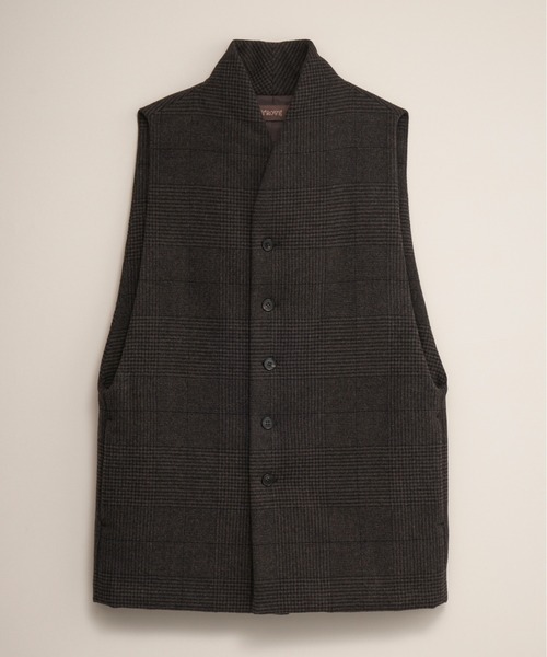 And A（アンドエー）の「TROVE トローブ / SKYE VEST スカイ セミロングベスト セットアップ / 65VST01（その他アウター・メンズ・グレイッシュベージュ/ブラウン系その他・3/1）」の3枚目の写真