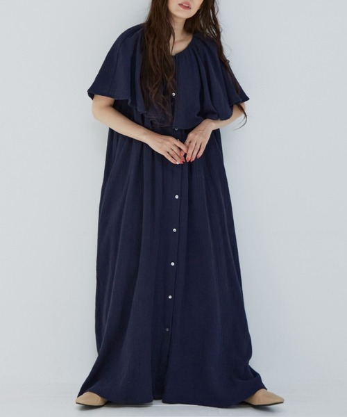 new balance フリル付きワンピース ワンピース resort frill onepiece/リゾートフリルワンピース