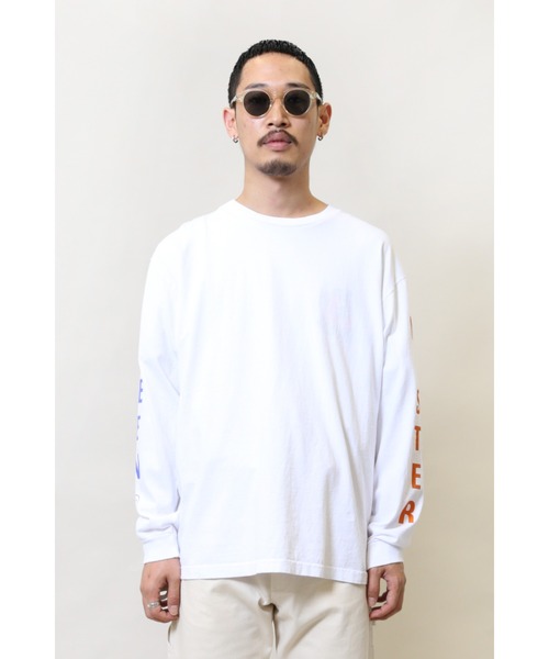 Mister Green（ミスターグリーン）の「Mister Green SWISS WORDMARK L/S TEE Tシャツ　ロンT（Tシャツ/カットソー・メンズ・グレー/ホワイト・LARGE/X-LARGE/MEDIUM）」の15枚目の写真