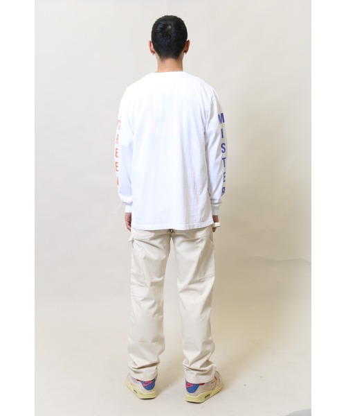 Mister Green（ミスターグリーン）の「Mister Green SWISS WORDMARK L/S TEE Tシャツ　ロンT（Tシャツ/カットソー・メンズ・グレー/ホワイト・LARGE/X-LARGE/MEDIUM）」の18枚目の写真