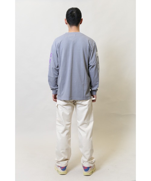 Mister Green（ミスターグリーン）の「Mister Green SWISS WORDMARK L/S TEE Tシャツ　ロンT（Tシャツ/カットソー・メンズ・グレー/ホワイト・LARGE/X-LARGE/MEDIUM）」の22枚目の写真