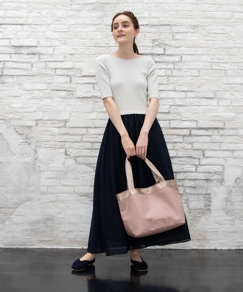 Chacott 美品 ボイルコンビニットワンピース/胸カップ入りインナー付き Chacott（チャコット）の「ボイルコンビニットワンピース/胸カップ入り
