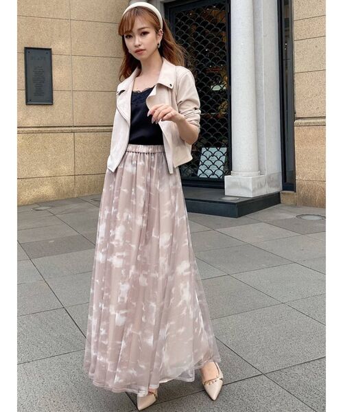 RESEXXY（リゼクシー）の「カラーライトジャケット（ライダースジャケット・レディース・ブラック/ブラウン/ベージュ・FREE）」の12枚目の写真