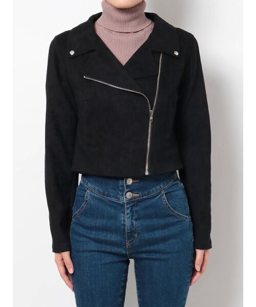 RESEXXY（リゼクシー）の「カラーライトジャケット（ライダースジャケット・レディース・ブラック/ブラウン/ベージュ・FREE）」の21枚目の写真