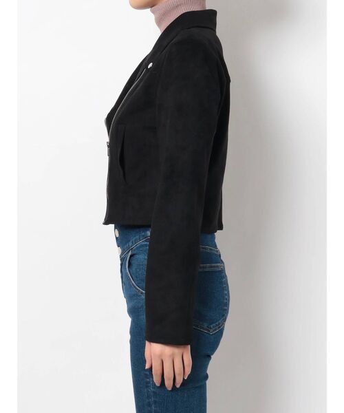 RESEXXY（リゼクシー）の「カラーライトジャケット（ライダースジャケット・レディース・ブラック/ブラウン/ベージュ・FREE）」の22枚目の写真