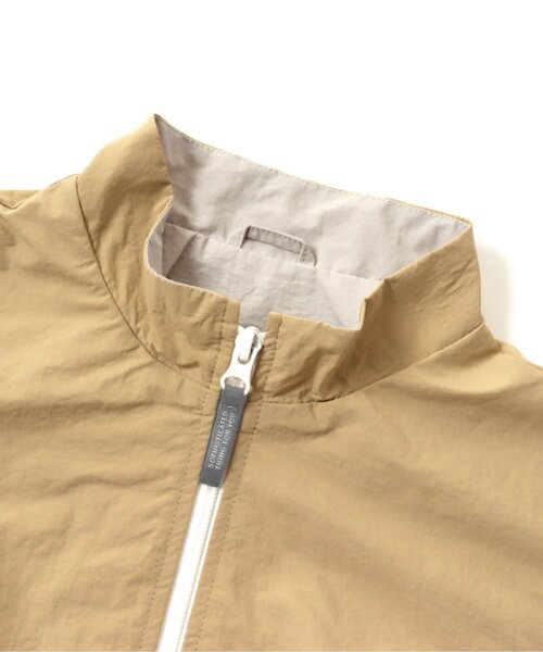 apres les cours（アプレレクール）の「バイカラーウィンドブレーカー（ナイロンジャケット・キッズ・ブラウン/マスタード・120/140/90/130/100/110/80）」の8枚目の写真