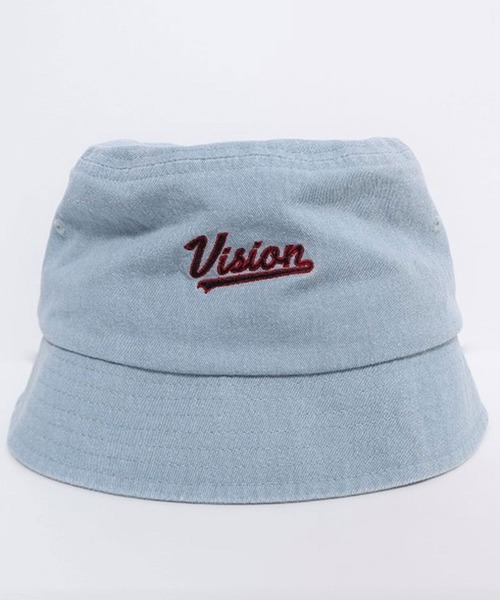 VISION STREET WEAR(ヴィジョンストリートウェア)の「VISION STREET WEAR ピグメントツイル刺繍バケットハット(ハット・メンズ・ブラック/ネイビー/ブルー・FREE)」の8枚目の写真