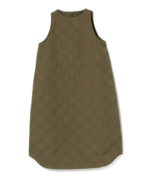 BEAMS BOY（ビームスボーイ）の「BEAMS BOY / キルティング ノースリーブ ワンピース（ワンピース・レディース・オリーブ/ブラック・ONE SIZE）」の11枚目の写真
