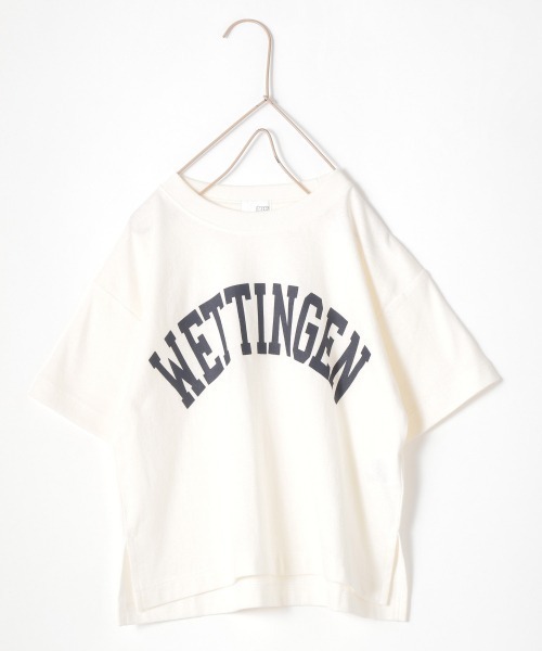 LOWRYS FARM(ローリーズファーム)の「カレッジロゴTシャツ 956756(Tシャツ/カットソー・キッズ・チャコールグレー/オフホワイト/グリーン/アイボリー・110cm/120cm/130cm)」の9枚目の写真