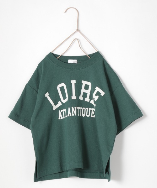 LOWRYS FARM(ローリーズファーム)の「カレッジロゴTシャツ 956756(Tシャツ/カットソー・キッズ・チャコールグレー/オフホワイト/グリーン/アイボリー・110cm/120cm/130cm)」の15枚目の写真