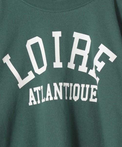 LOWRYS FARM(ローリーズファーム)の「カレッジロゴTシャツ 956756(Tシャツ/カットソー・キッズ・チャコールグレー/オフホワイト/グリーン/アイボリー・110cm/120cm/130cm)」の16枚目の写真