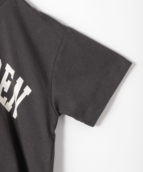 LOWRYS FARM(ローリーズファーム)の「カレッジロゴTシャツ 956756(Tシャツ/カットソー・キッズ・チャコールグレー/オフホワイト/グリーン/アイボリー・110cm/120cm/130cm)」の22枚目の写真