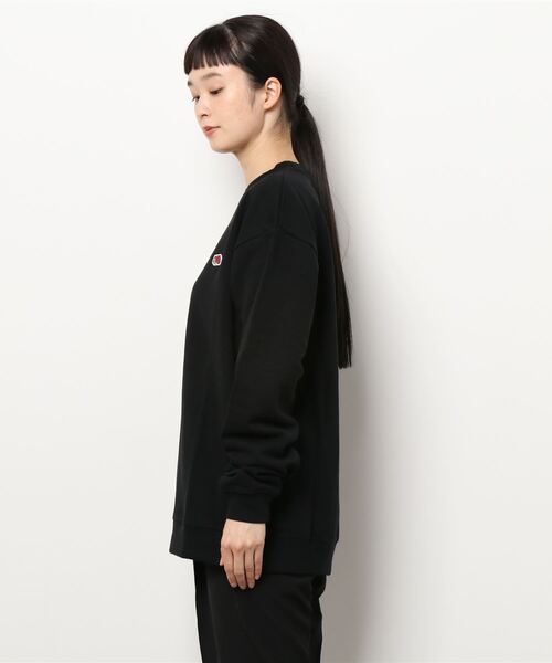 ワッペン付スエット / 長袖 / トップス / シンプル / カジュアル