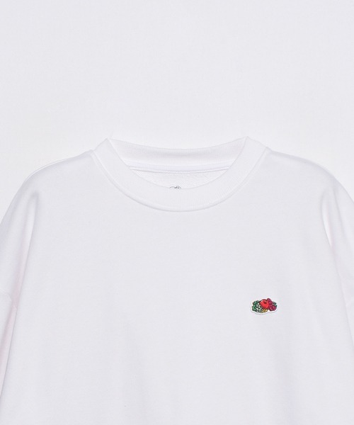 FRUIT OF THE LOOM(フルーツオブザルーム)の「ワッペン付スエット / 長袖 / トップス / シンプル / カジュアル / 無地 / ワンポイント / ユニセックス(スウェット・レディース・ホワイト/ブラック・L/XL/M)」の14枚目の写真