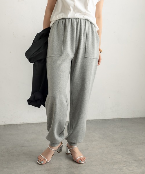 Omekashi(オメカシ)の「スウェットパンツ(スウェットパンツ・レディース・グレー/ベージュ/チャコールグレー・FREE)」の1枚目の写真