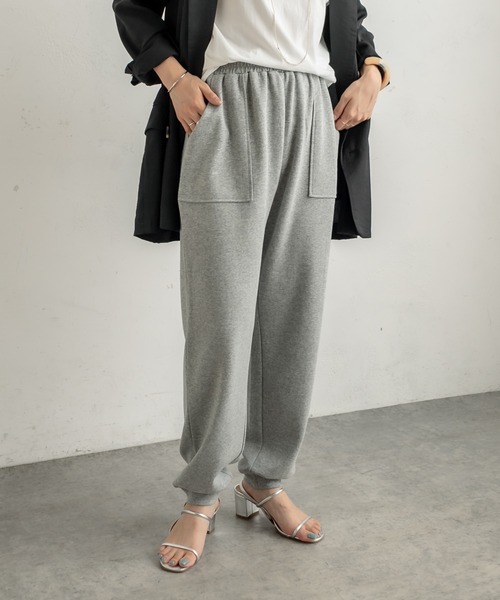 Omekashi(オメカシ)の「スウェットパンツ(スウェットパンツ・レディース・グレー/ベージュ/チャコールグレー・FREE)」の4枚目の写真