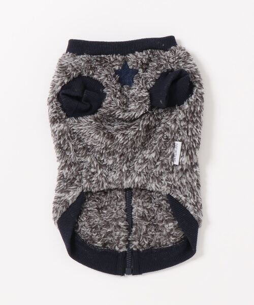 Burner(バーナー)の「Dog With Me もこもこジャケット 犬服 ペットウェア ペット用品(ペットウェア・レディース・ベージュ/ネイビー・5号/3号/3L/2号/1号/6号/4号)」の4枚目の写真