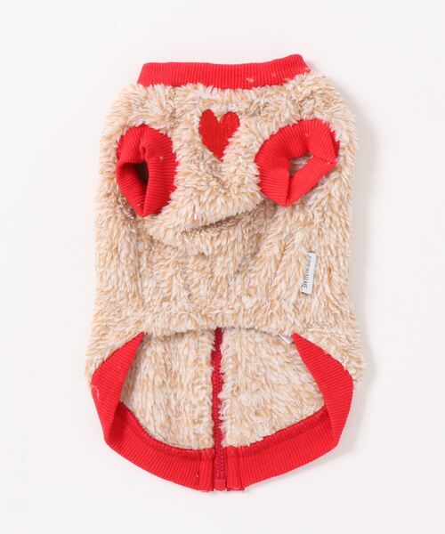 Burner(バーナー)の「Dog With Me もこもこジャケット 犬服 ペットウェア ペット用品(ペットウェア・レディース・ベージュ/ネイビー・5号/3号/3L/2号/1号/6号/4号)」の3枚目の写真