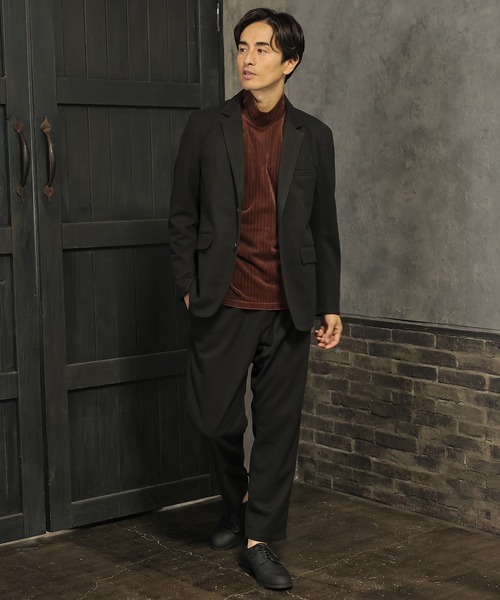 UNION STATION(ユニオンステーション)の「エアリーフラノイージーパンツ【セットアップ対応】(スラックス・メンズ・グレイッシュベージュ/チャコール/ブラック・L/M/S)」の15枚目の写真