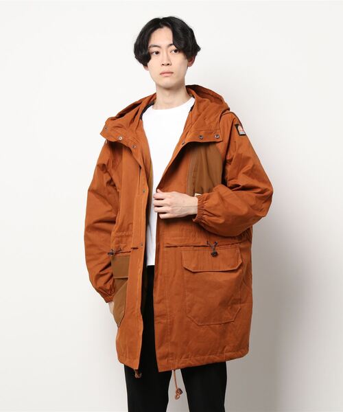 WILDERNESS EXPERIENCE(ウィルダネスエクスペリエンス)の「【WILDERNESS EXPERIENCE】MONSTER OVERCOAT / モンスターコート(モッズコート・メンズ・カーキ/ブラック/ベージュ・MEDIUM/LARGE/X-LARGE)」の3枚目の写真