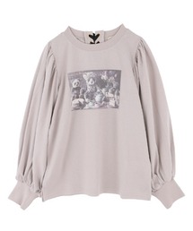 おかしなお茶会長袖Tシャツ