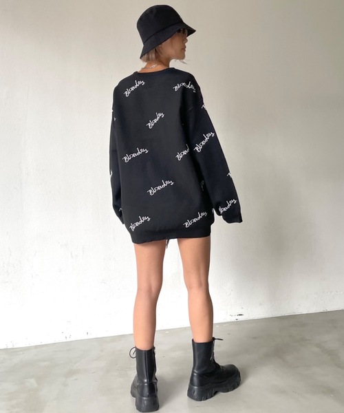 BLONDEY（ブロンディ）の「プレート付きバケットハット（ハット・レディース・ブラック・FREE）」の7枚目の写真